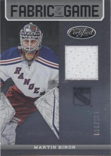 2012-13 Panini Certified - Martin Biron #FOG-MBI