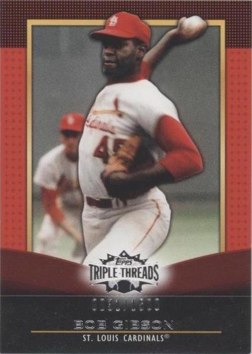 2011 Topps Triple Threads - Bob Gibson #59