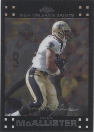 2007 Topps Chrome Deuce McAllister #TC71