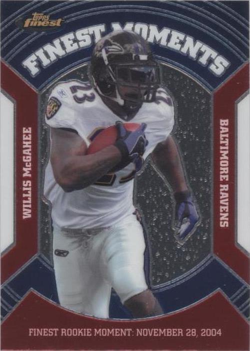 2007 Topps Finest Willis McGahee #VFM-WM