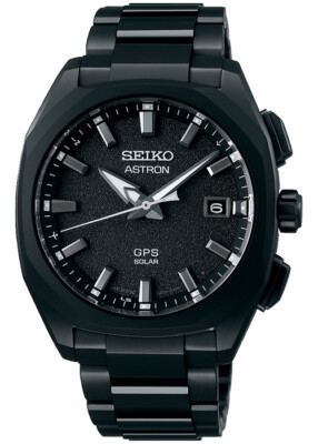 Pre-owned Seiko Astron Origin 3x Sbxd009 Black Titanium Gps Solar Men's Watch In Box
