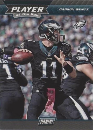 2017 Panini Player of the Day Carson Wentz #25