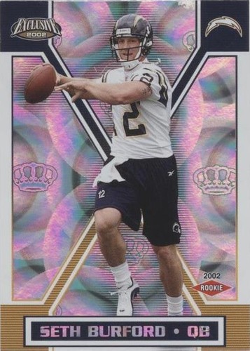 2002 Pacific Exclusive Seth Burford #147