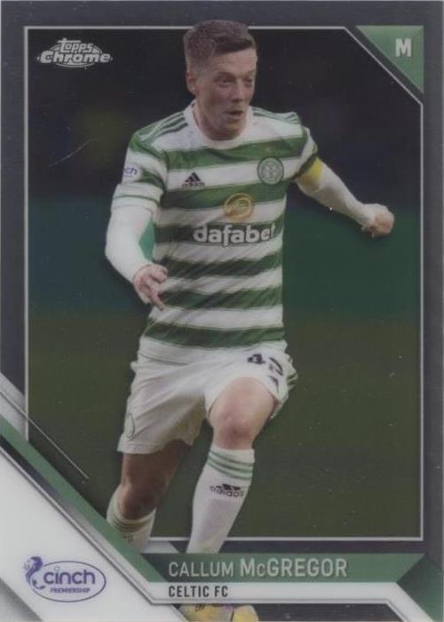2021-22 Topps Chrome SPFL Scottish Premier League Callum Mcgregor #128