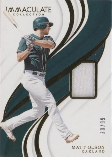 2019 Panini Immaculate Collection - Matt Olson #117