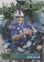 2021 Score Josh Allen #B1