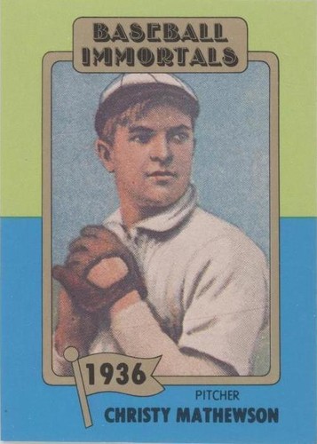 1980-87 SSPC Baseball Immortals - Christy Mathewson #4