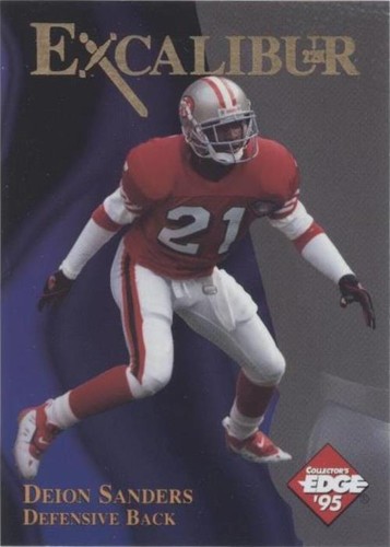 1995 Collector's Edge Excalibur Deion Sanders #22