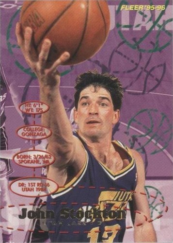 1995-96 Fleer - John Stockton #190
