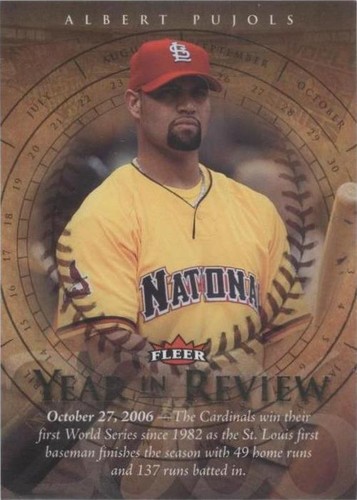 2007 Fleer - Albert Pujols #YR-AP