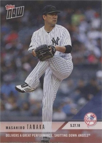 Masahiro Tanaka 2018 Topps Update An International Affair #IA-27