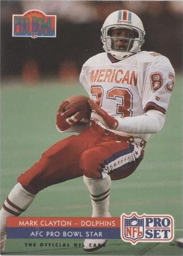1992 Pro Set Mark Clayton #380