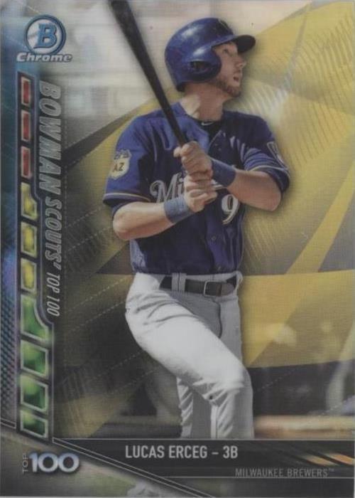 2017 Bowman Chrome - Lucas Erceg #BSU-LE