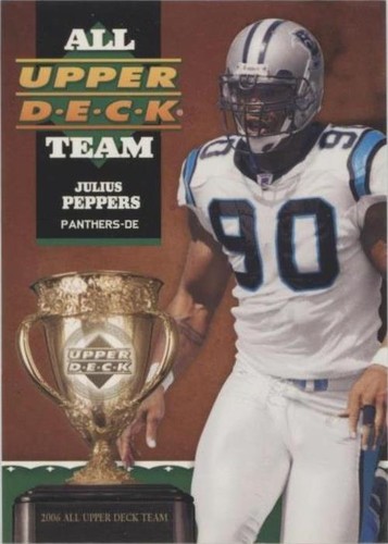 2006 Upper Deck Julius Peppers #1AUDT-JP