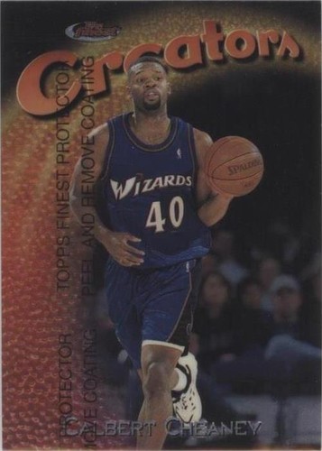1997-98 Topps Finest - Calbert Cheaney #205