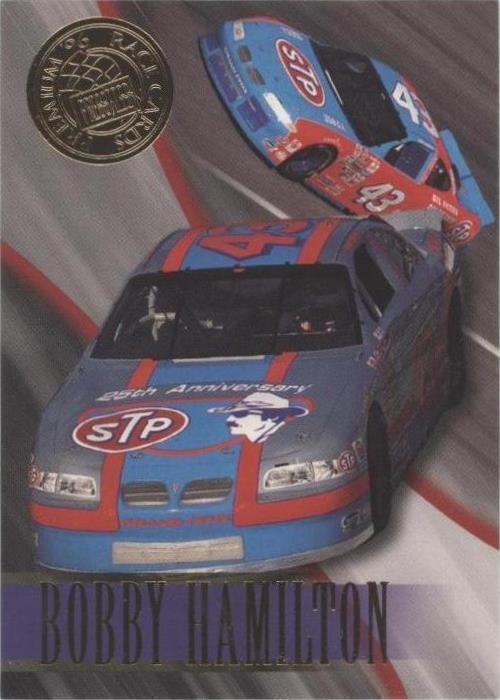 1996 Press Pass Premium - Bobby Hamilton #42