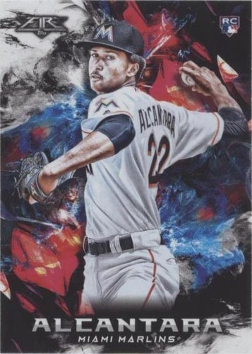 2018 Topps Fire - Sandy Alcantara #133