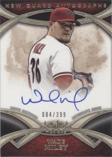 2014 Topps Tier One - Wade Miley #NGA-WMI