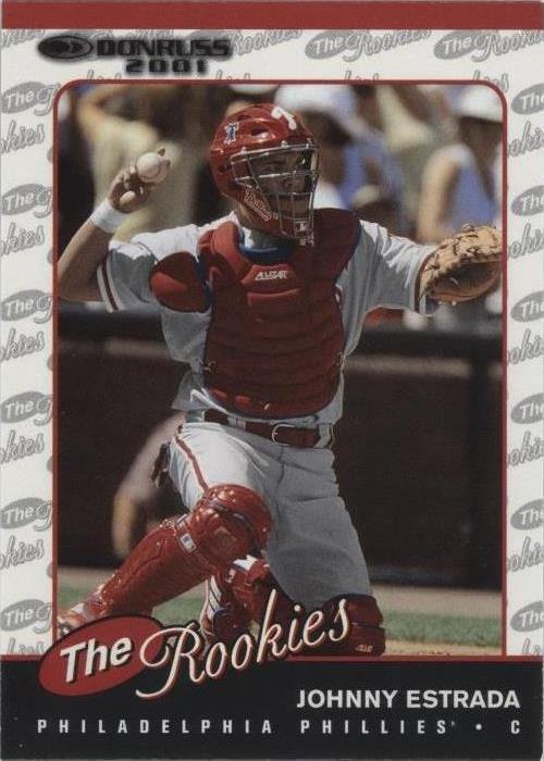 2001 Donruss The Rookies - Johnny Estrada #R24