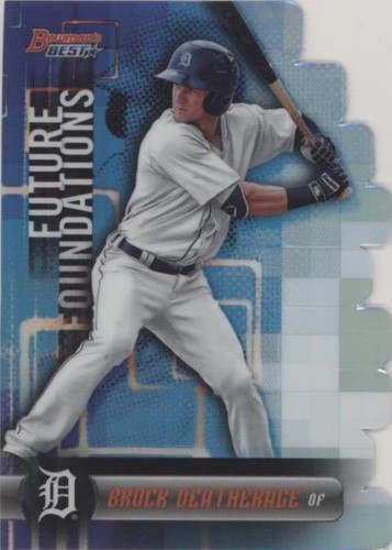 その他 Brock Deatherage Bowman Chrome Rc Auto 2019 Bowman Chrome Brock Deatherage #BD RC Refractor Auto