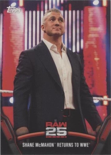 2018 Topps WWE Then Now Forever - Shane McMahon #RAW-43
