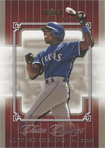 2005 Fleer Classic Clippings - Alfonso Soriano #44