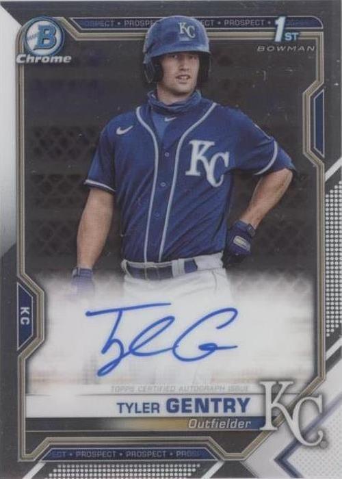 2021 Bowman Chrome - Tyler Gentry #CPA-TG