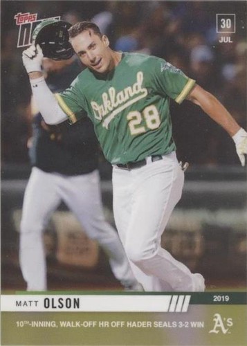 2019 Topps Now - Matt Olson #604