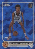 2022-23 Topps Chrome OTE Overtime Elite Sapphire Edition - Naasir Cunningham #50