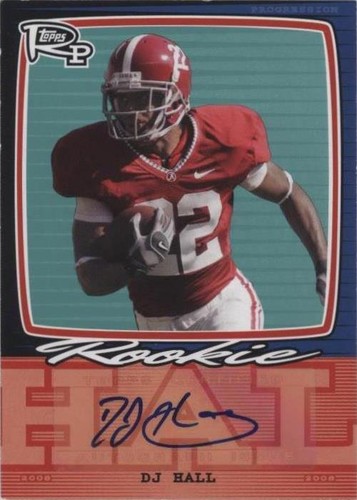 2008 Topps Rookie Progression DJ Hall #PSS-DH