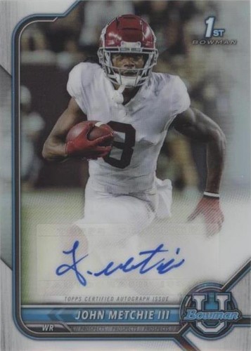 2021-22 Bowman University John Metchie III #BCPA-JME