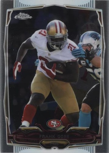 2014 Topps Chrome Frank Gore #1