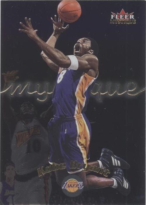 珍しい kobe BRYANT FLEER MYSTIQUE 2000-2001 2of10 NBA Film11