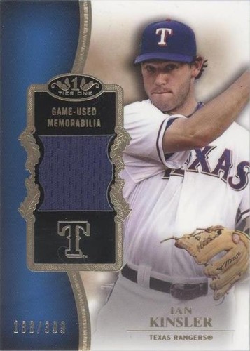 2012 Topps Tier One - Ian Kinsler #TSR-IKI