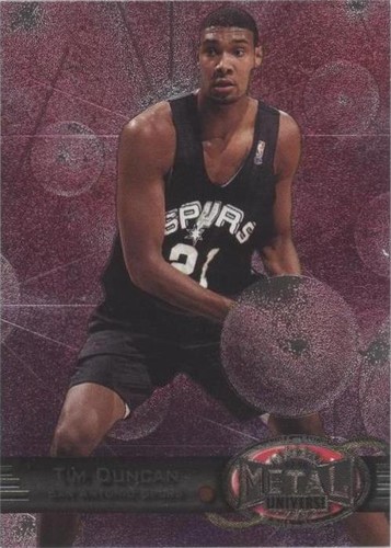 97-98 Metal Universe Spurs Tim Duncan Rookie | eBay