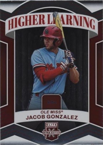 2023 Panini Elite Extra Edition - Jacob Gonzalez #HL-14