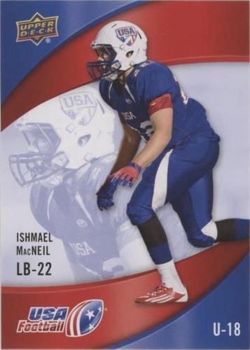 2013 Upper Deck USA Football Ishmael MacNeil #36