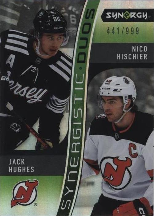 2023-24 Upper Deck Synergy - Jack Hughes Nico Hischier #SD-2