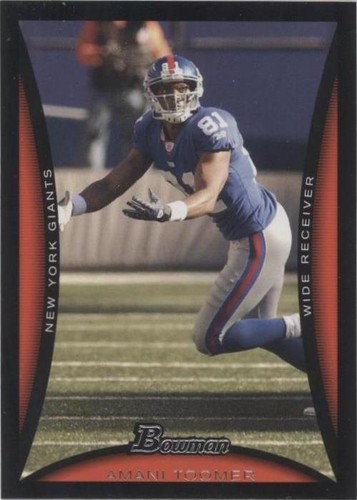 2008 Bowman Amani Toomer #83