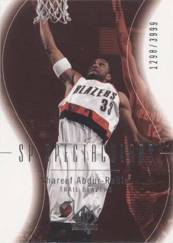 2003-04 SP Authentic - Shareef Abdur-Rahim #96