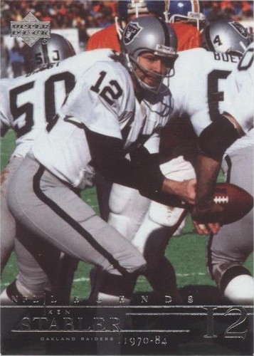 2001 Upper Deck NFL Legends Ken Stabler #63