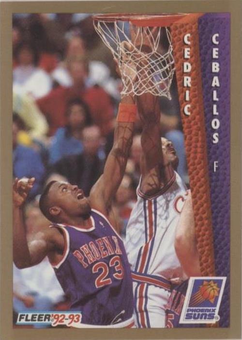 Fleer 1992-93 - Cedric Ceballos #179