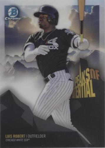PSA 10 LUIS ROBERT 1st 2018 Bowman Chrome Prospects White
