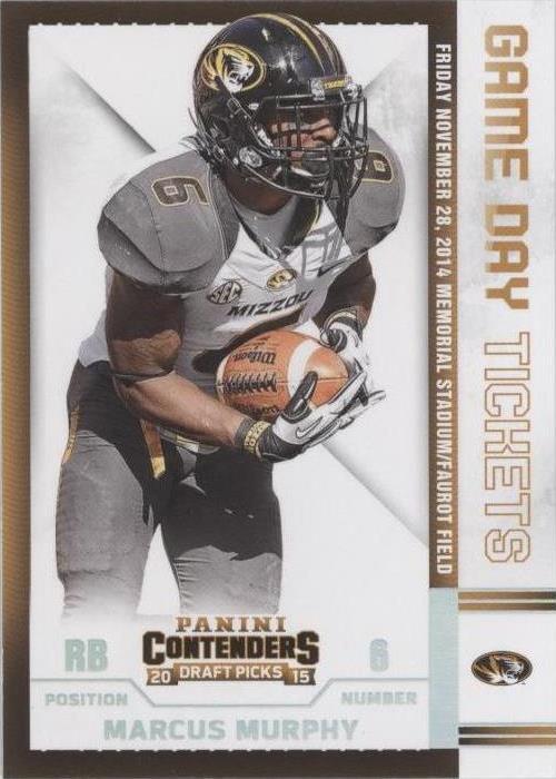 2015 Panini Contenders Draft Picks Marcus Murphy #85