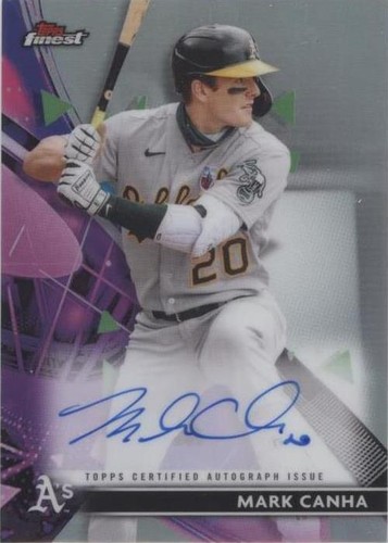 2021 Topps Finest - Mark Canha #FA-MCA