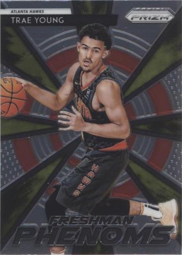 Trae Young 18/19 Panini Prizm Silver Prizm Rookie #78 PSA 10
