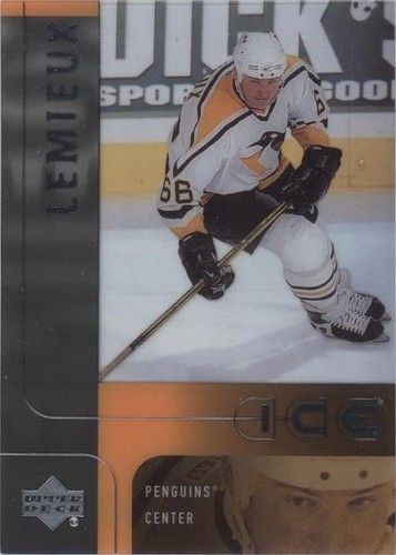 その他 2001 Mario Lemieux JERSEY CARD Mario Lemieux - 2001 Upper Deck Ice #36 Pittsburgh Penguins