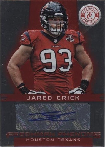 2012 Totally Certified Jared Crick #136