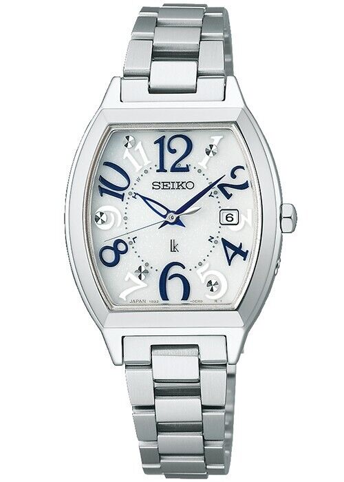 Pre-owned Seiko Lukia Standard Collection Ssvw213 Women's Watch Tonneau Silver 2023