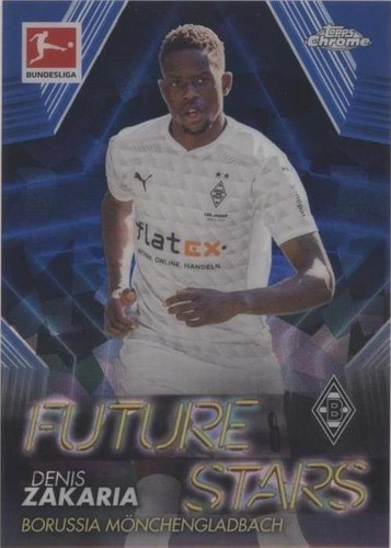 2020-21 Topps Chrome Bundesliga Sapphire Edition Denis Zakaria #FS-DZ